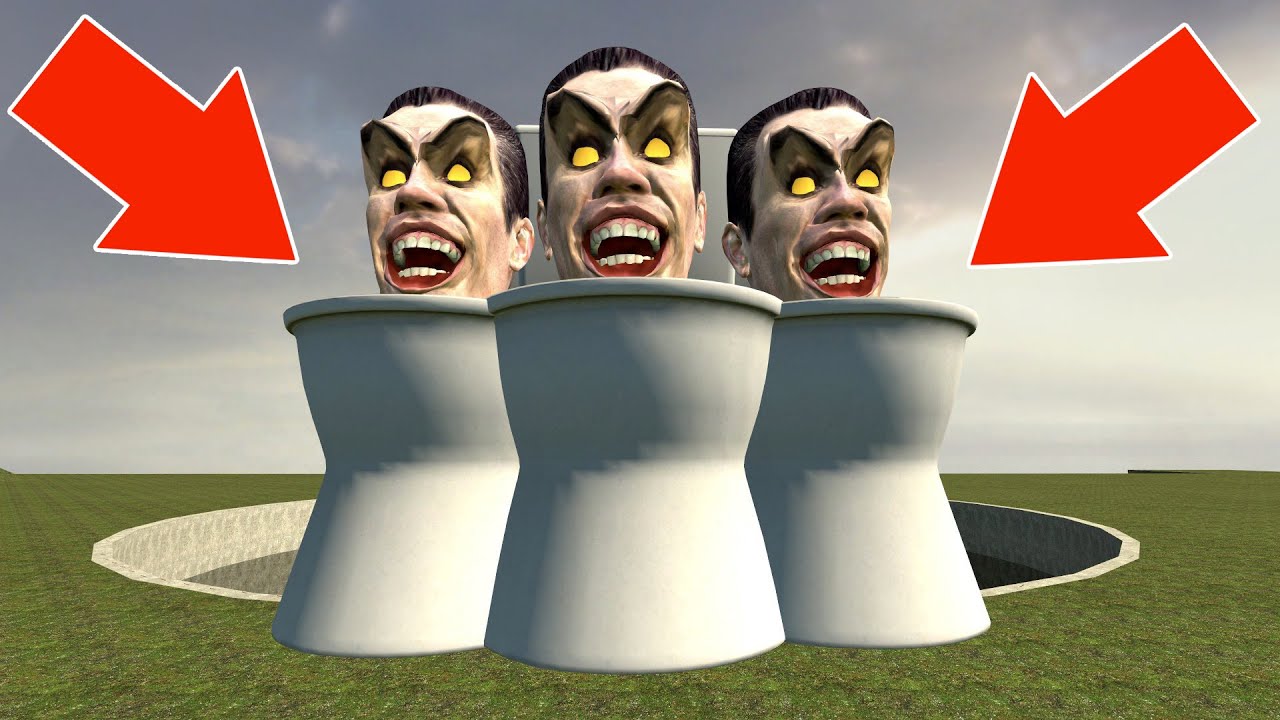 Spartan Kicking All New Skibidi Toilets Memes in the Giant Pit #117 - Garry's Mod