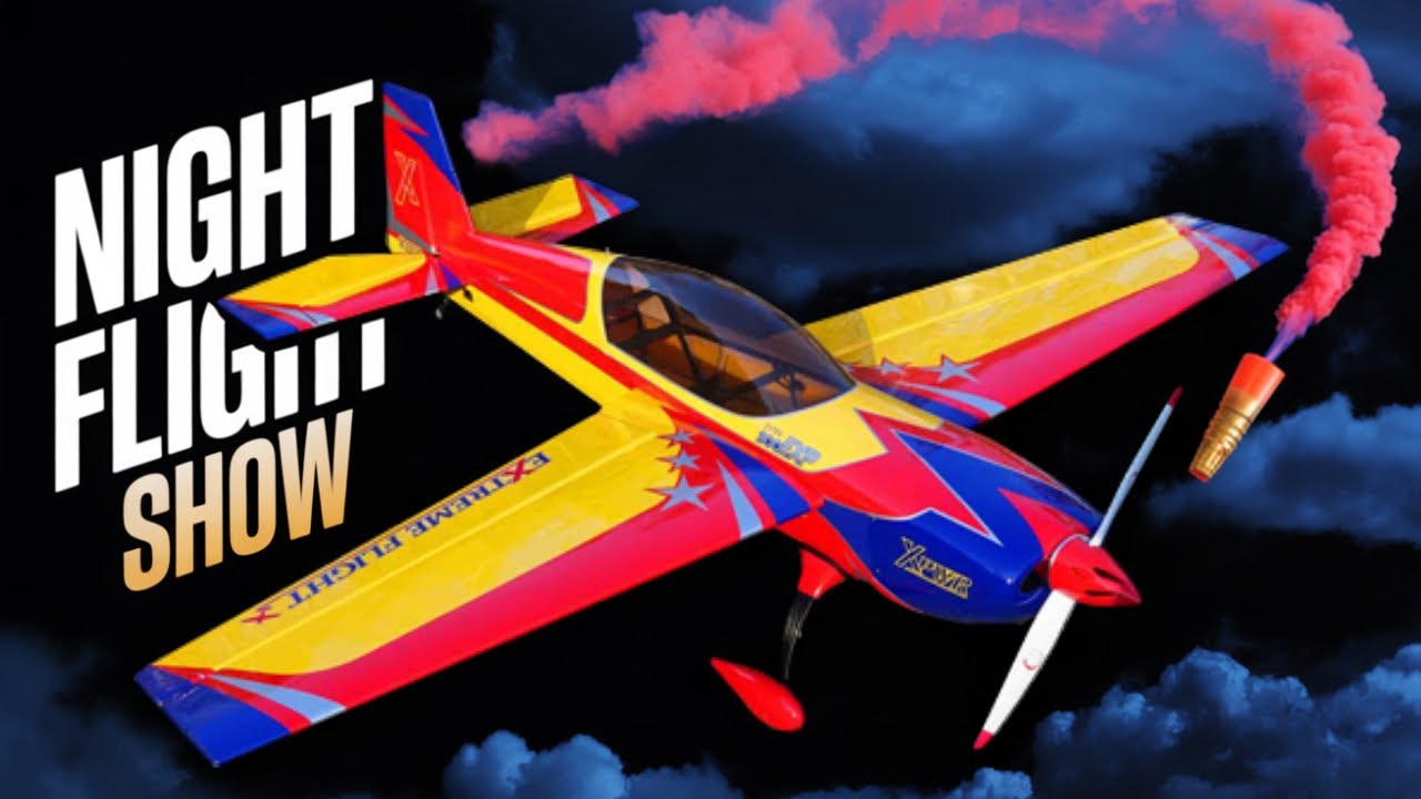 Weston Park Model Air Show 2025 | Rory RC Tooley | Extreme Flight Extra 300 Night Demo