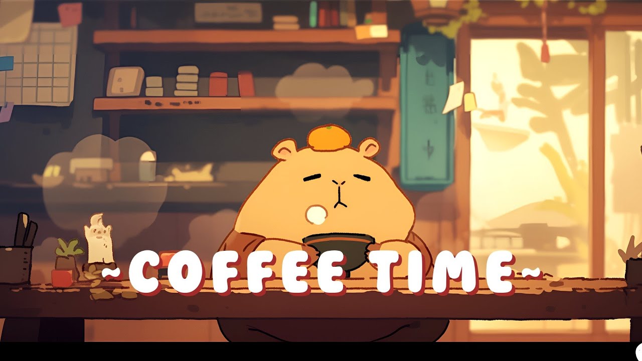 Capybara Chill Radio - Chill Jazz Beats to Relax/Study ~ Cozy Times ~ 🦫 📝