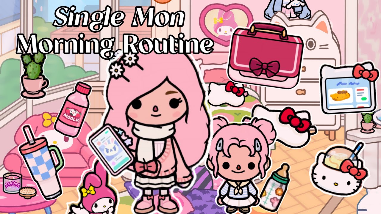 Single Mom Morning Routine｜Toca Boca