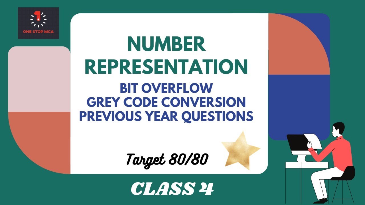 Computer Section Class 4| Number Representation for NIMCET,DU,JNU,BHU,MHT CET | One Stop MCA