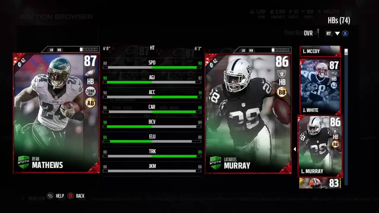 Madden 17 Ultimate Team - TOTW 10 Content Update