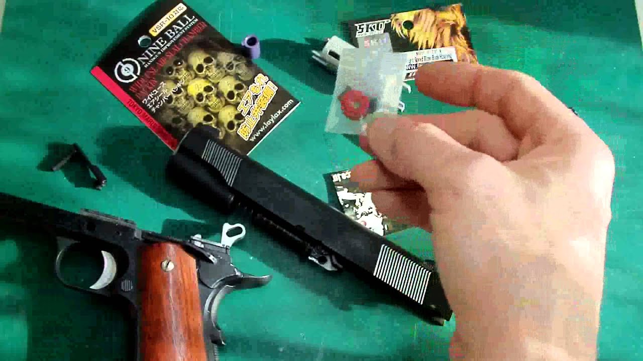 LaZouche Custom airsoft basic internal upgrade parts for TM 1911 & Hicapa's.