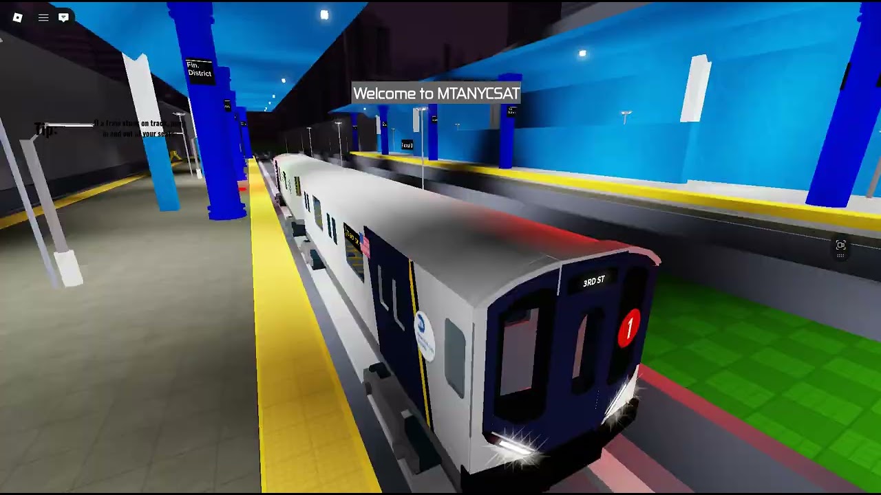 Roblox MTA NYC subway automatic trains by: quochai2015 [Falled becuase train derailed]