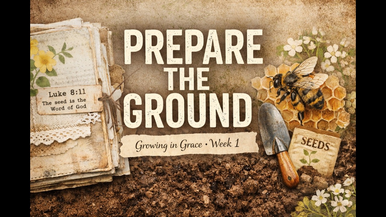 Prepare the Ground 🌿 Bible Garden Journal Series | Growing in Grace Week 1