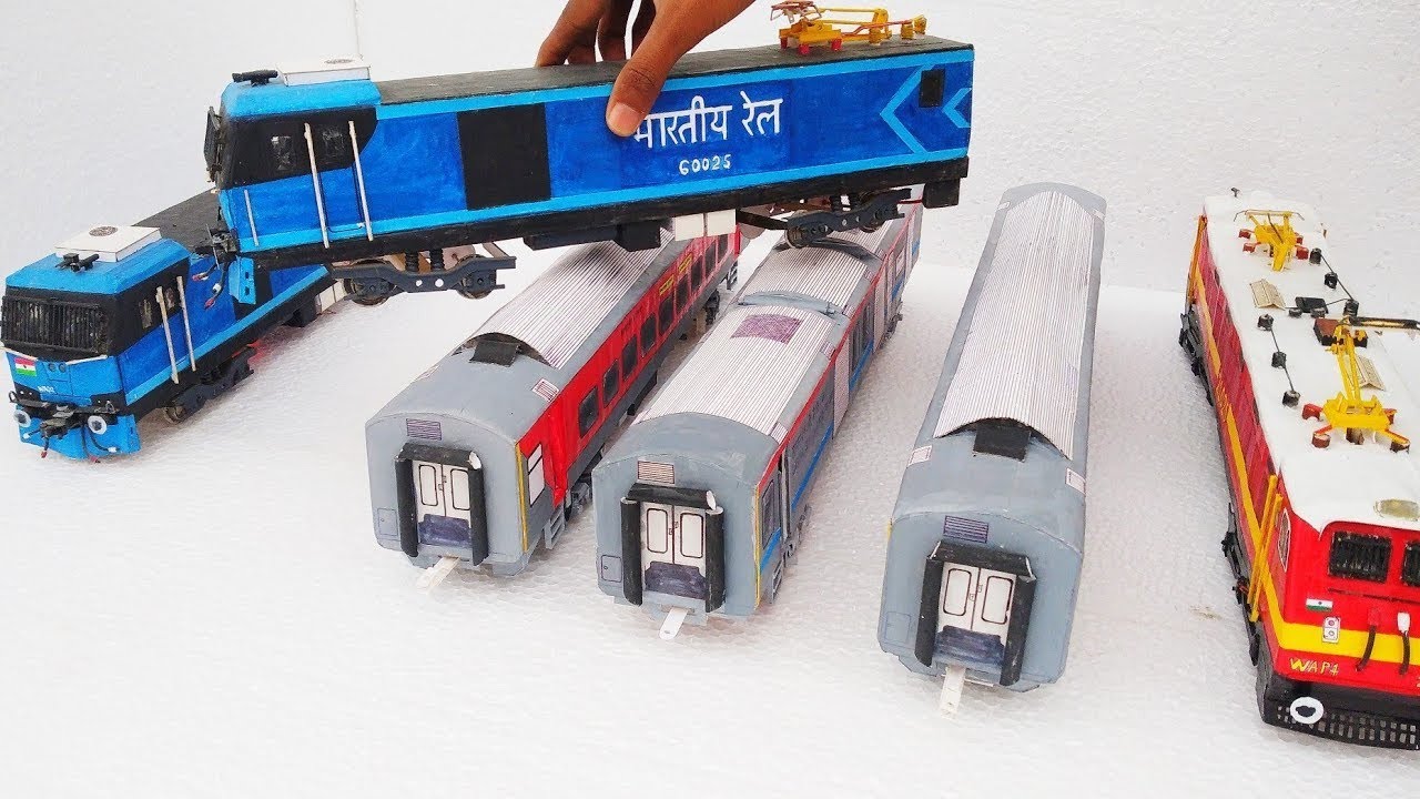 Unboxing & Review – WAP-4 | HO Scale Model Loco by @Navneetyadavarts  | Indian Rail LHB Coach