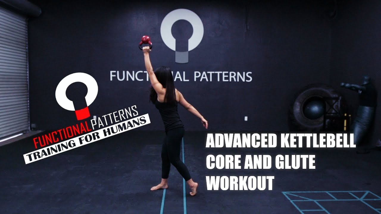 ADVANCED KETTLEBELL CORE AND GLUTE WORKOUT