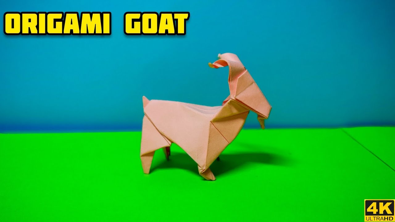 How to make an Origami Goat | Origami tutorial | Paper craft