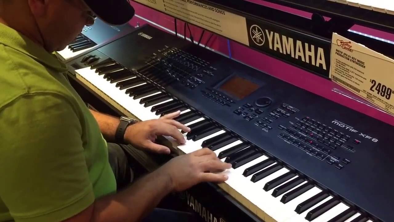 Creating a new Electric Piano sound in a Yamaha Motif XF8