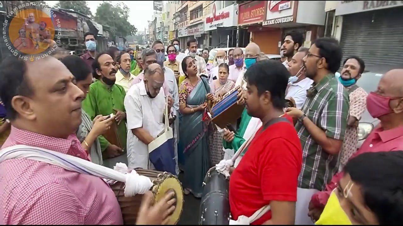Margazhi Veedhi Bhajan - 11Jan21 - 004 - Gnanananda Mandali Chennai - Margazhi 2020