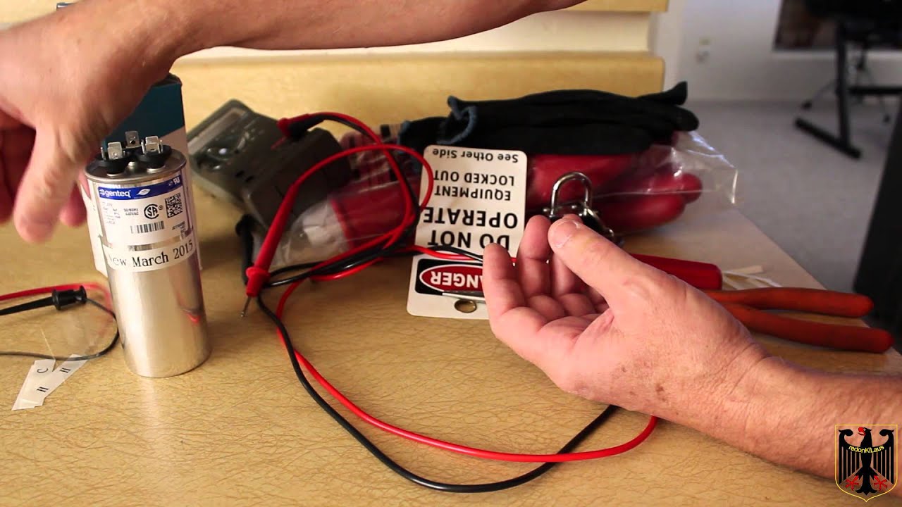 Trane AC / Heat Pump Unit Capacitor Replacement