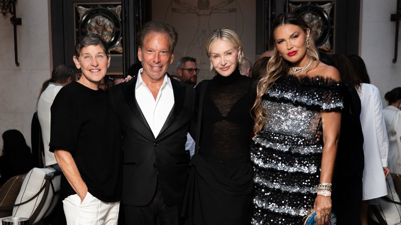 Ellen DeGeneres & Portia de Rossi Shine in Paris | RH x Messika Opening on the Champs-Élysées