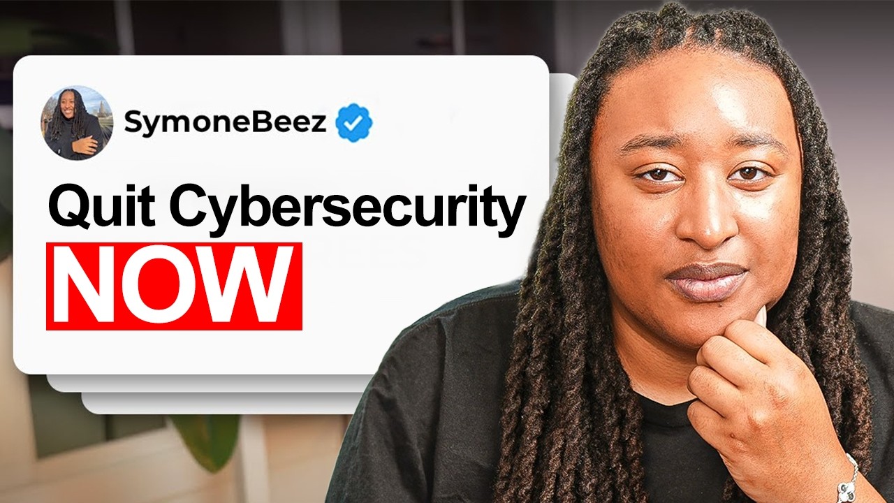 Вам следует бросить работу в сфере кибербезопасности.