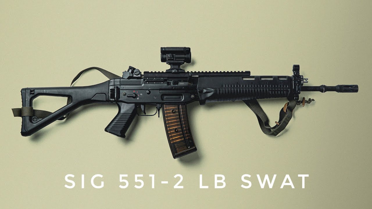 Швейцарский SIG 551-2 LB SWAT с системой подавления BEO MOD1S