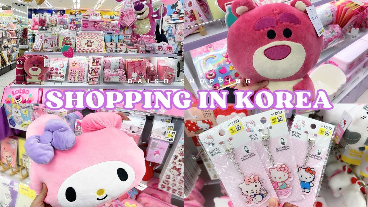 SHOPPING IN KOREA 🇰🇷 | DAISO LOTSO TOY STORY 3 + SANRIO CHARACTERS | KOREA VLOG