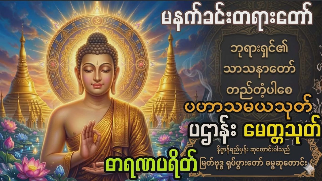 Live 🙏မဟာသမယသုတ် #မေတ္တာသုတ်  #ဓာရဏပရိတ်တော် #ပရိတ်ပဌာန်း #တရားတော်များ #နံနက်ခင်းမေတ္တာပို့များ 🙏🙏🙏