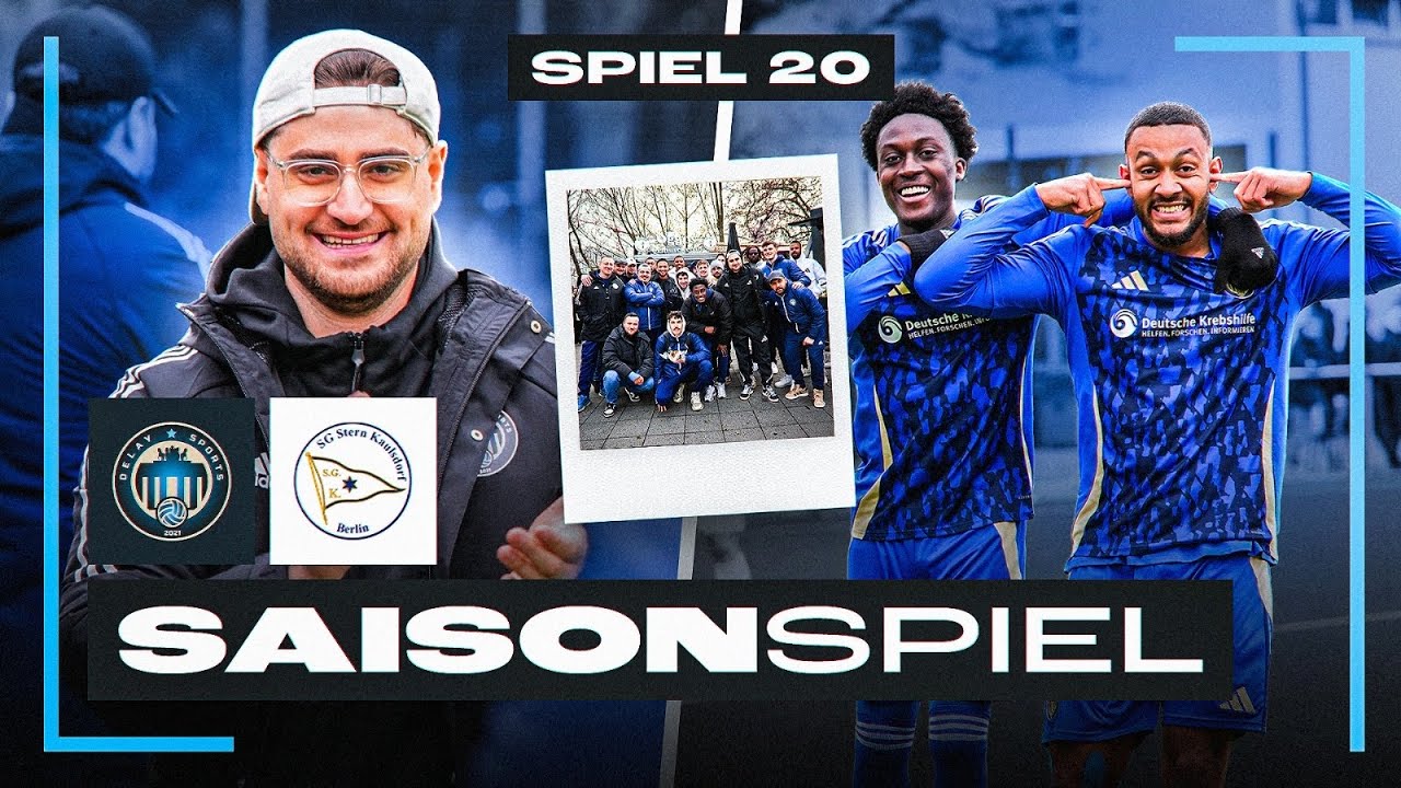 SPITZENSPIEL GEGEN TABELLENZWEITEN!⚽ Delay Sports Berlin Highlights + Vlog🔥