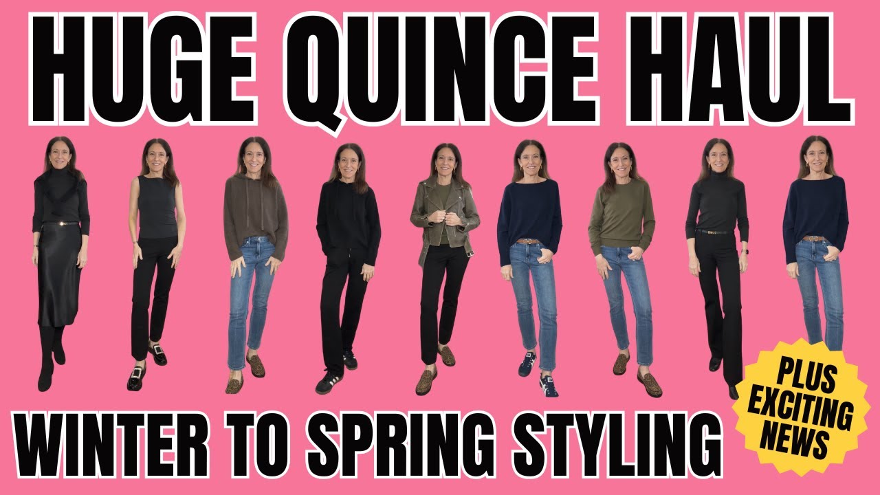 Winter to Spring Quince Haul: Chic Transitional Outfits You NEED! PLUS an Exciting Announcement!!