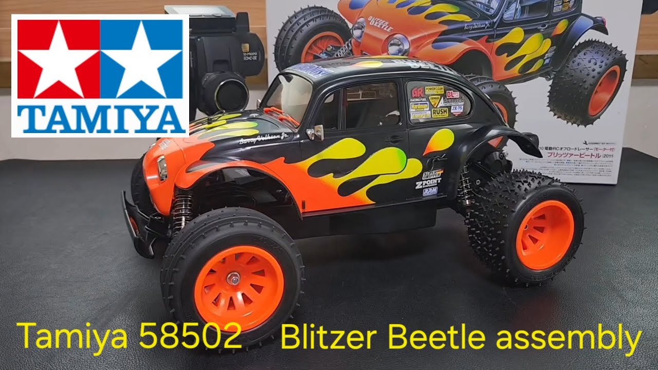 Tamiya 58502 Blitzer Beetle assembly