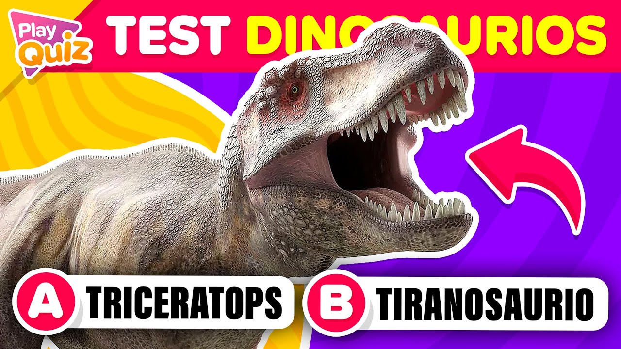 Adivina el Nombre del Dinosaurio 🦖🌍🤔 Por la imagen | PlayQuiz Trivia
