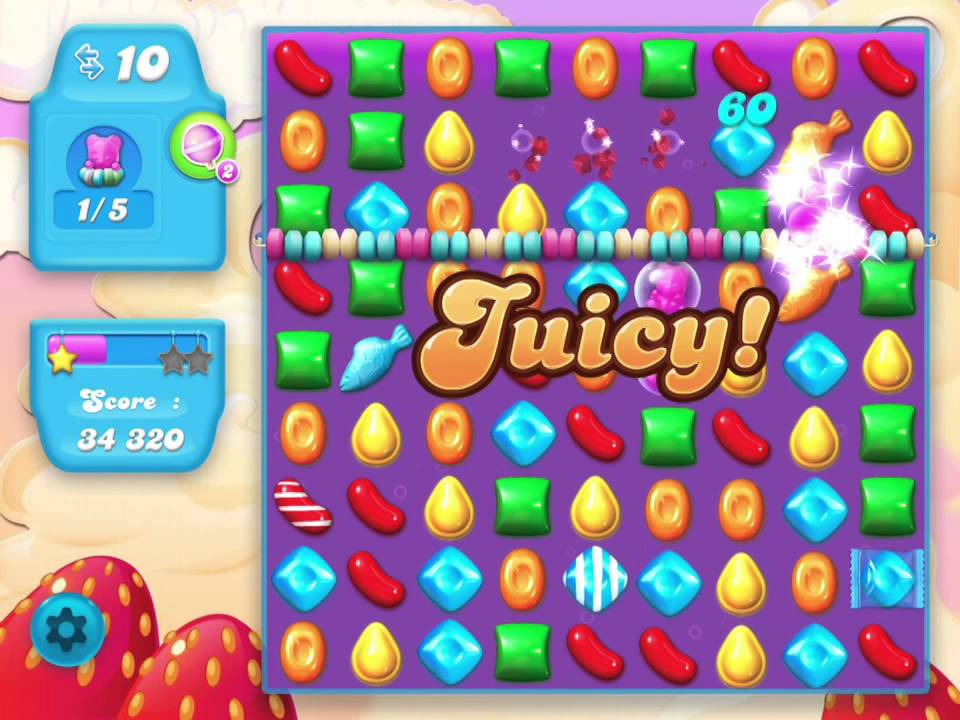 Candy crush soda saga level 34 - niveau 34