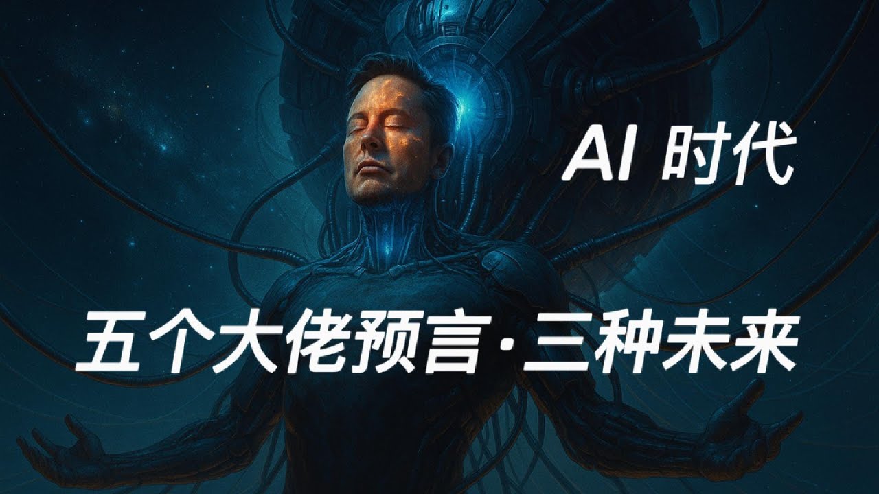 未来无法预测：五位 AI 大佬的“生存与幸福”建议 | 马斯克的脆弱时刻治愈了我