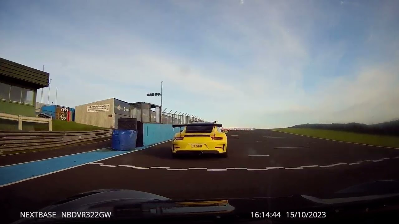 Knockhill Track Day 15/10/23 Porsche GT4 RS chasing GT3 RS