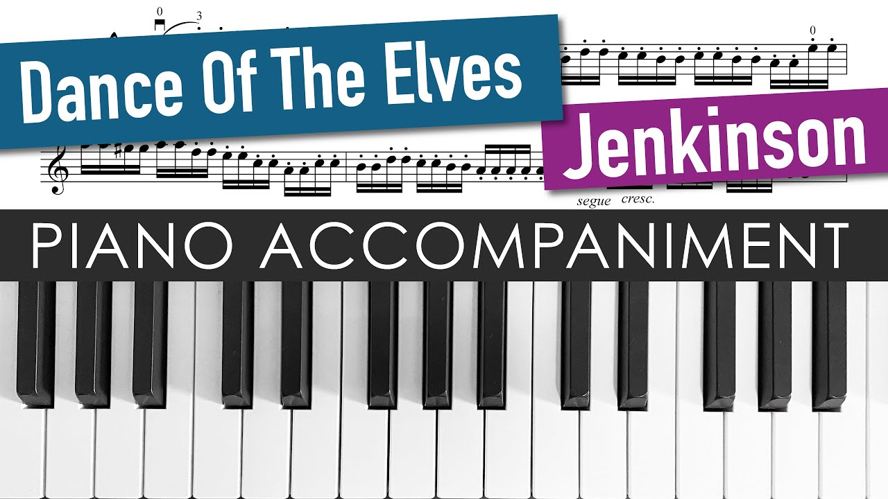 Dance Of The Elves - Elfentanz / Dance des Sylphes | E. Jenkinson | Piano Accomp. | Violin Sheet M.