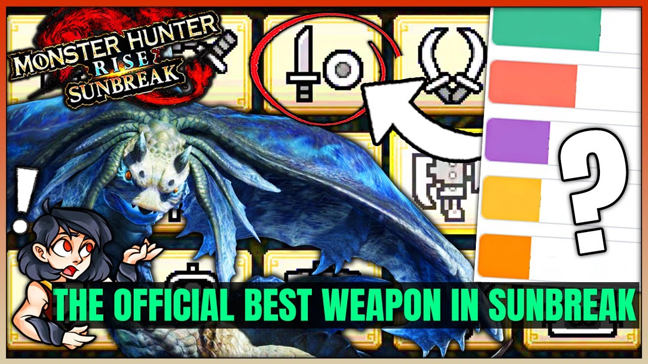 Official Best New Sunbreak Weapons - Weapon Winners According to YOU - Monster Hunter Rise Sunbreak!