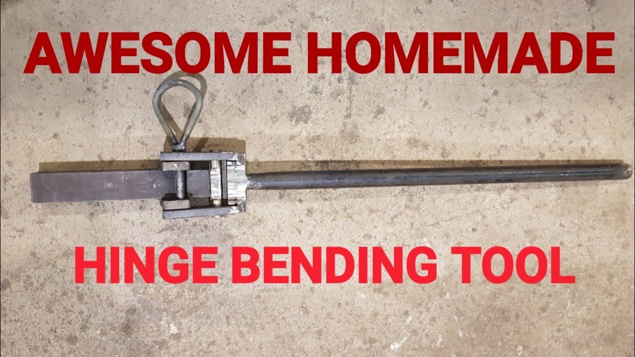 Homemade Hinge Bending Tool.  #workpurpose #easy #fast #diy #metal