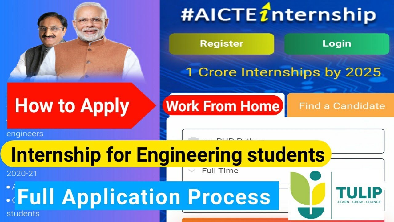 AICTE INTERNSHIP Application Process 👉TULIP Internship full application process(APPLY NOW)