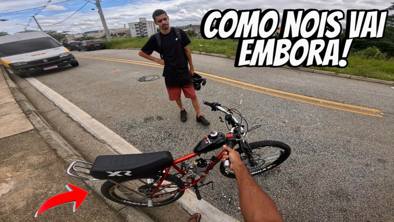 MINHA MOTORIZADA QUEBROU MUITO LONGE DE CASA!