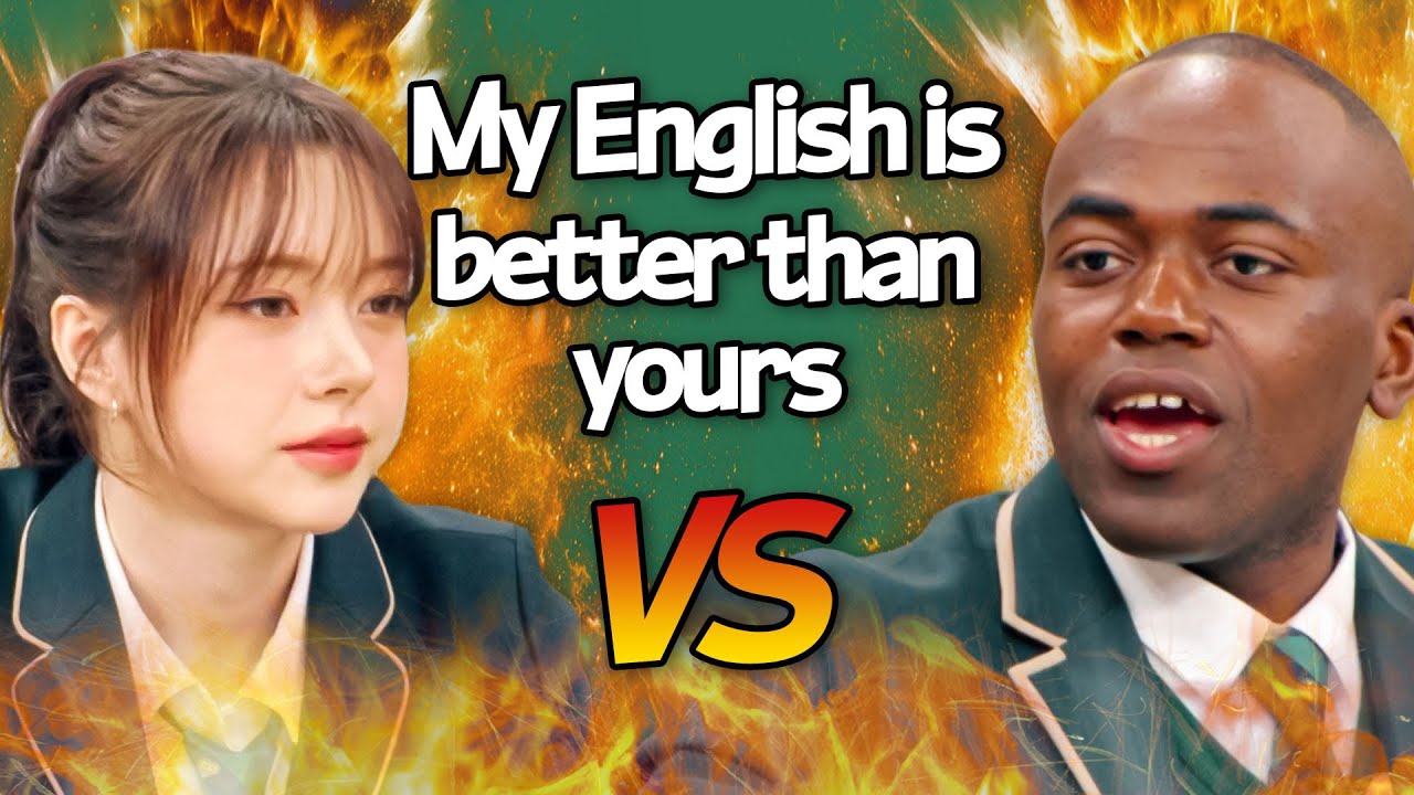 Almost Korean Jonathan vs American moon's English Skill Battle 🔥