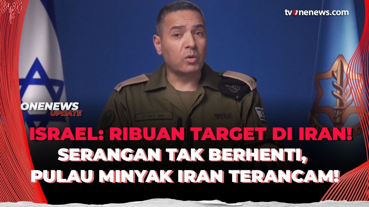 Jubir Tentara Israel Ngotot Serang Iran: Kami Punya Ribuan Target di Iran | OneNews Update