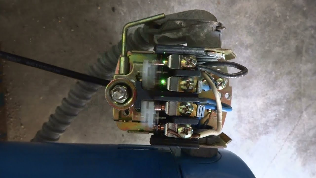 How to repair bouncing/sparking contacts on water pump pressure switch.
