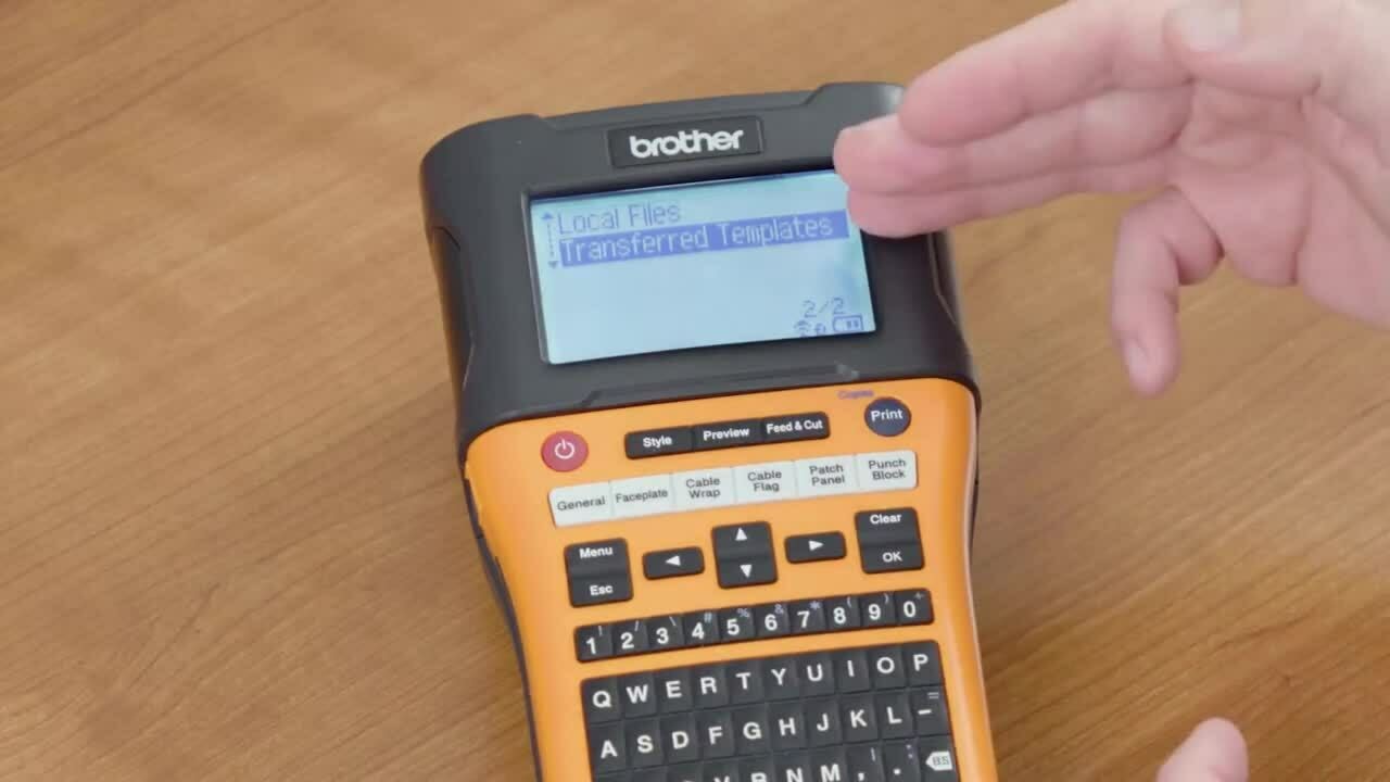 How to Print Saved Labels on EDGE Labelers
