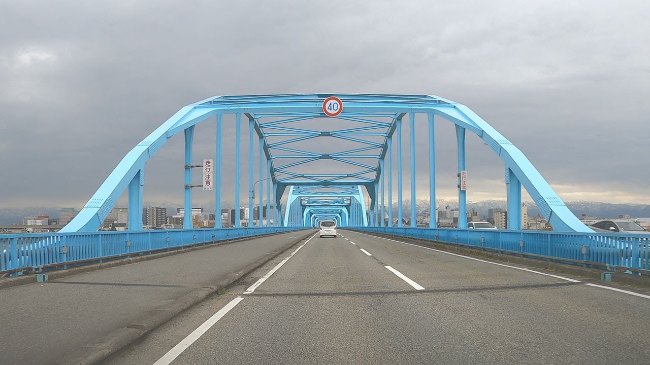 От Яочо Камишинмати, город Тояма, до Хатанаки, город Тояма.
