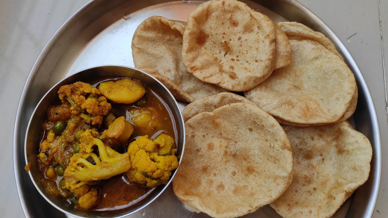 🔥🥔🥦🌶️😍 MAA ke Haathon ka Spicy Aloo Gobhi ❤️👩‍🍳 | 🫓✨ Phuli-Phuli Puris 🤤🔥 | Desi Breakfast Swag 😋🌞