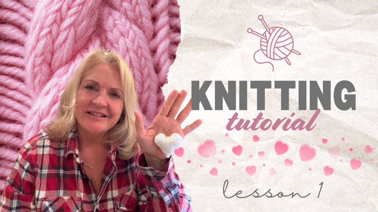 Knitting Hearts with a Turkish cast on with the magic loop method - #yny12castons2026