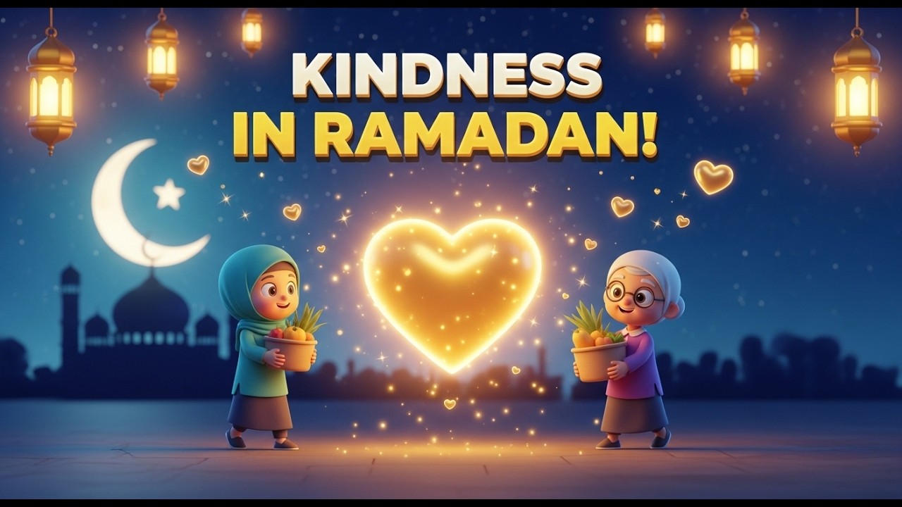 Ramadan Manners – Be Kind, Be Patient 💛 | Beautiful Islamic Lessons for Kids