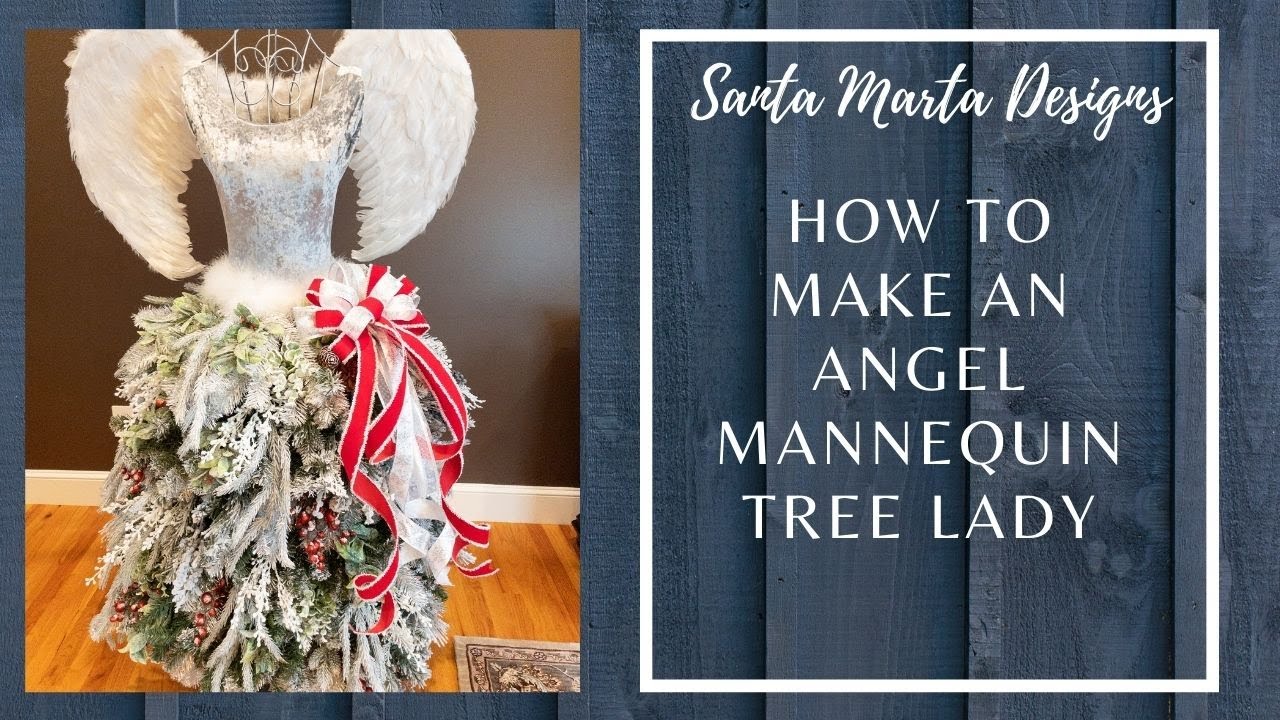 How to Make an Angel Mannequin Christmas Tree