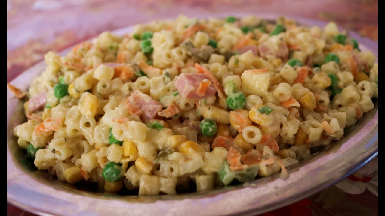 SALADA DE MACARRONESE SUPER FÁCIL DE FAZER