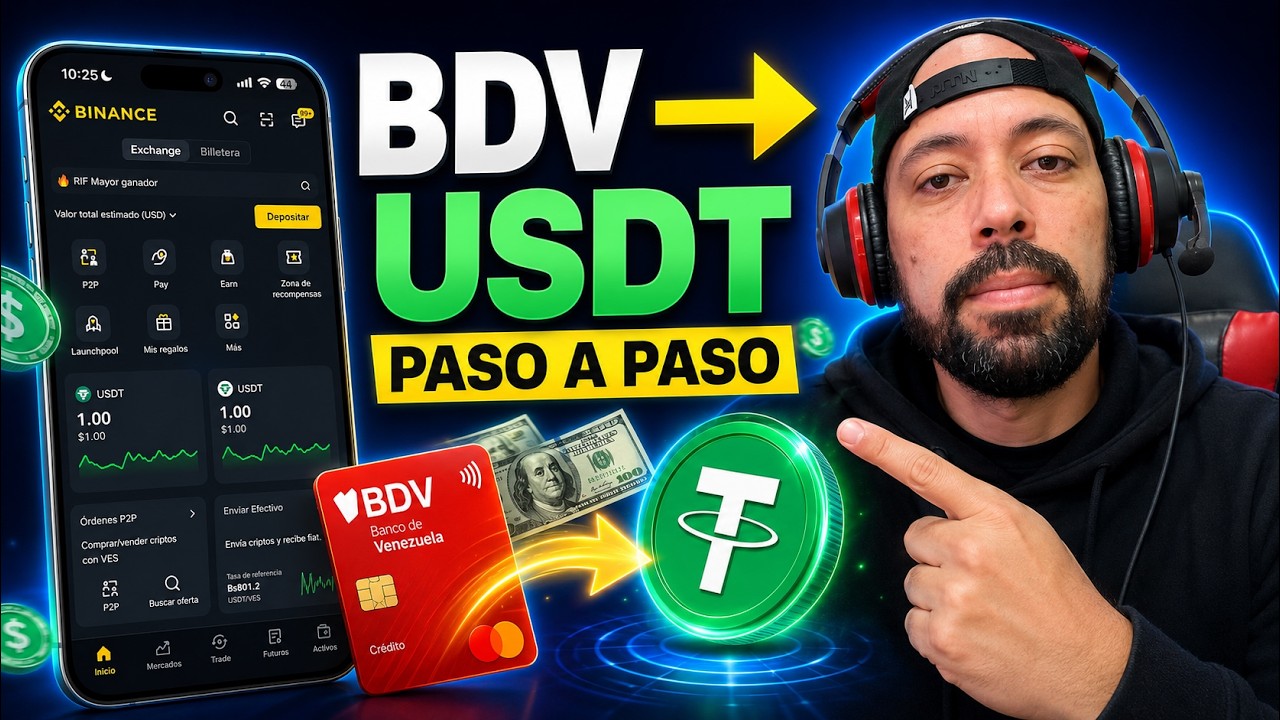 C&oacute;mo Comprar USDT con BPAY Banco de Venezuela en Binance | Paso a Paso con D&oacute;lares Electr&oacute;nicos