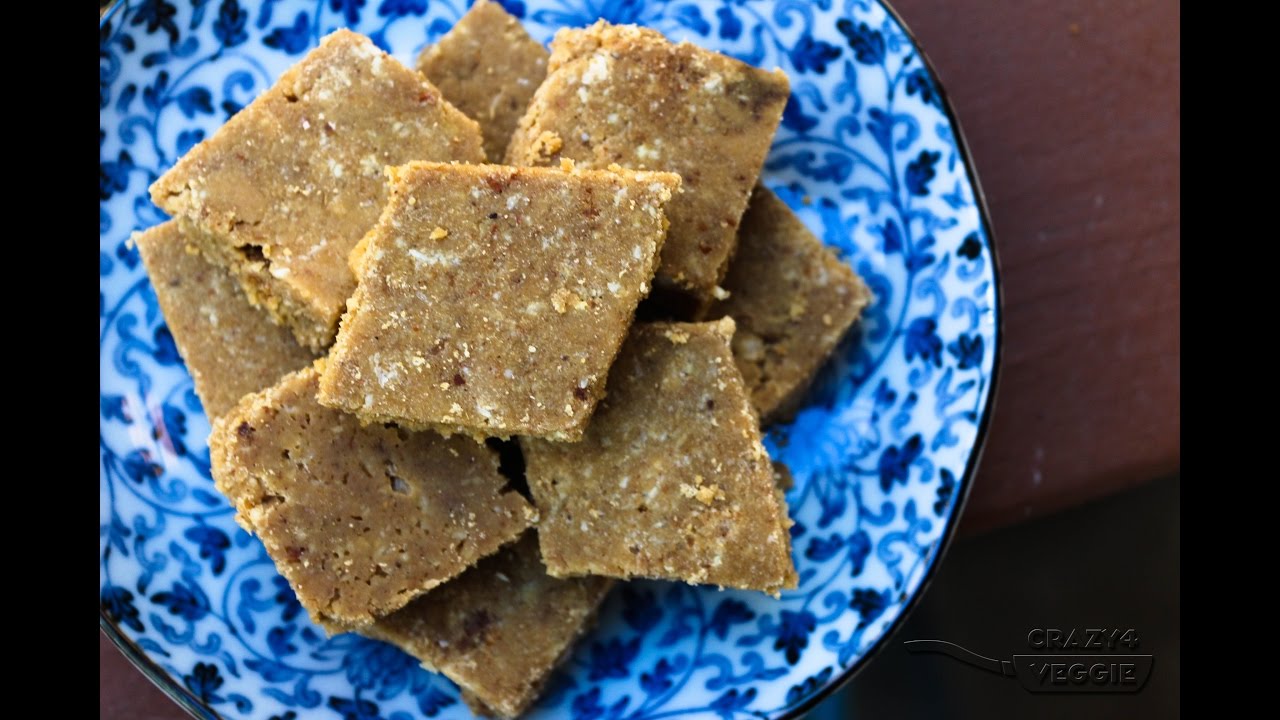 Sukhadi/gud papdi - Indian energy bites from crazy4veggie.com