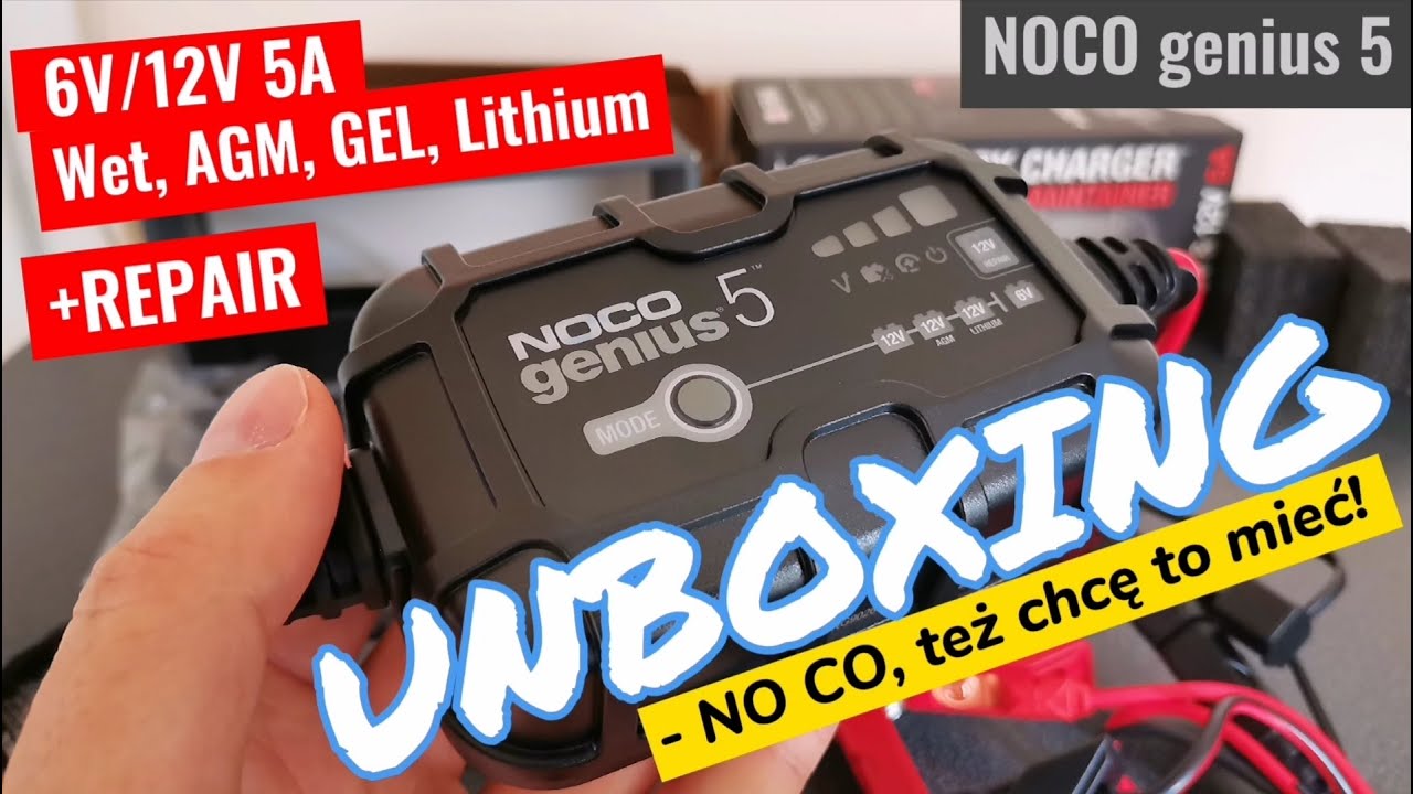 Ładowarka NOCO Genius 5 - unboxing