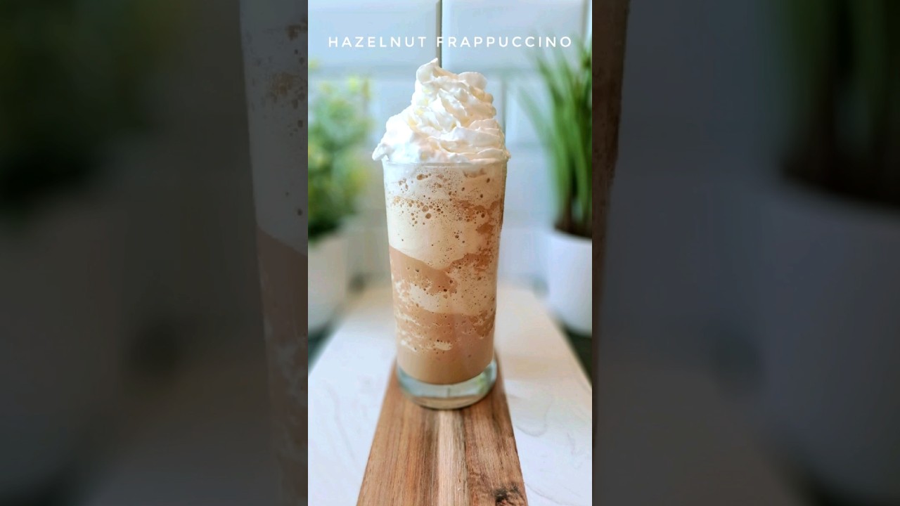 Hazelnut Frappuccino! #shorts #coffee