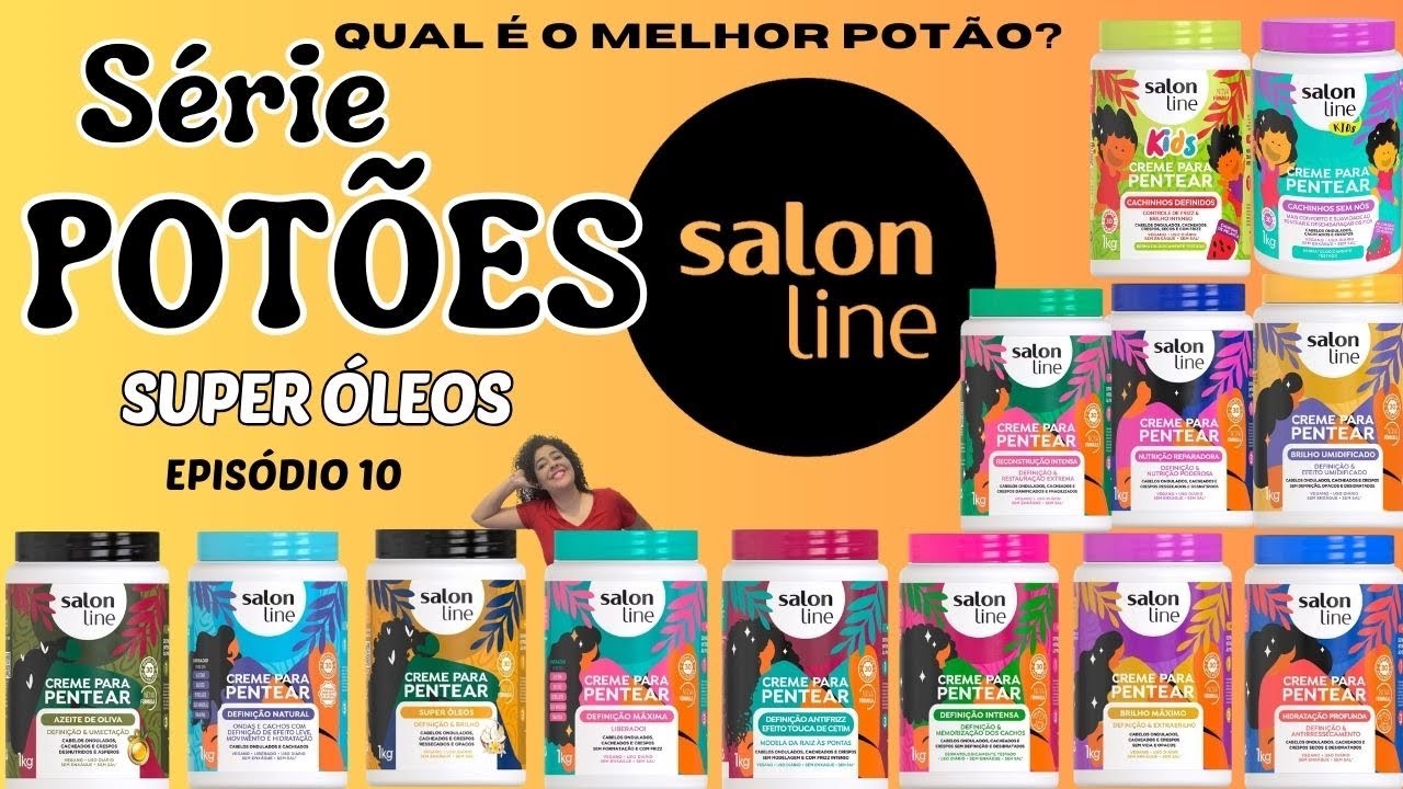 Creme de pentear Salon Line Super Óleos Potão Finalização