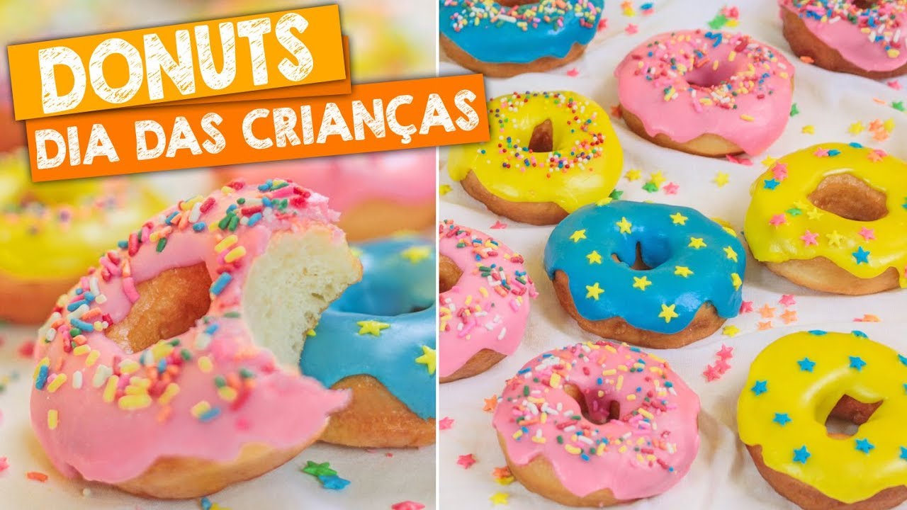 COMO FAZER DONUTS | ROSQUINHA FRITA  | Dia das Crianças | Nandu Andrade