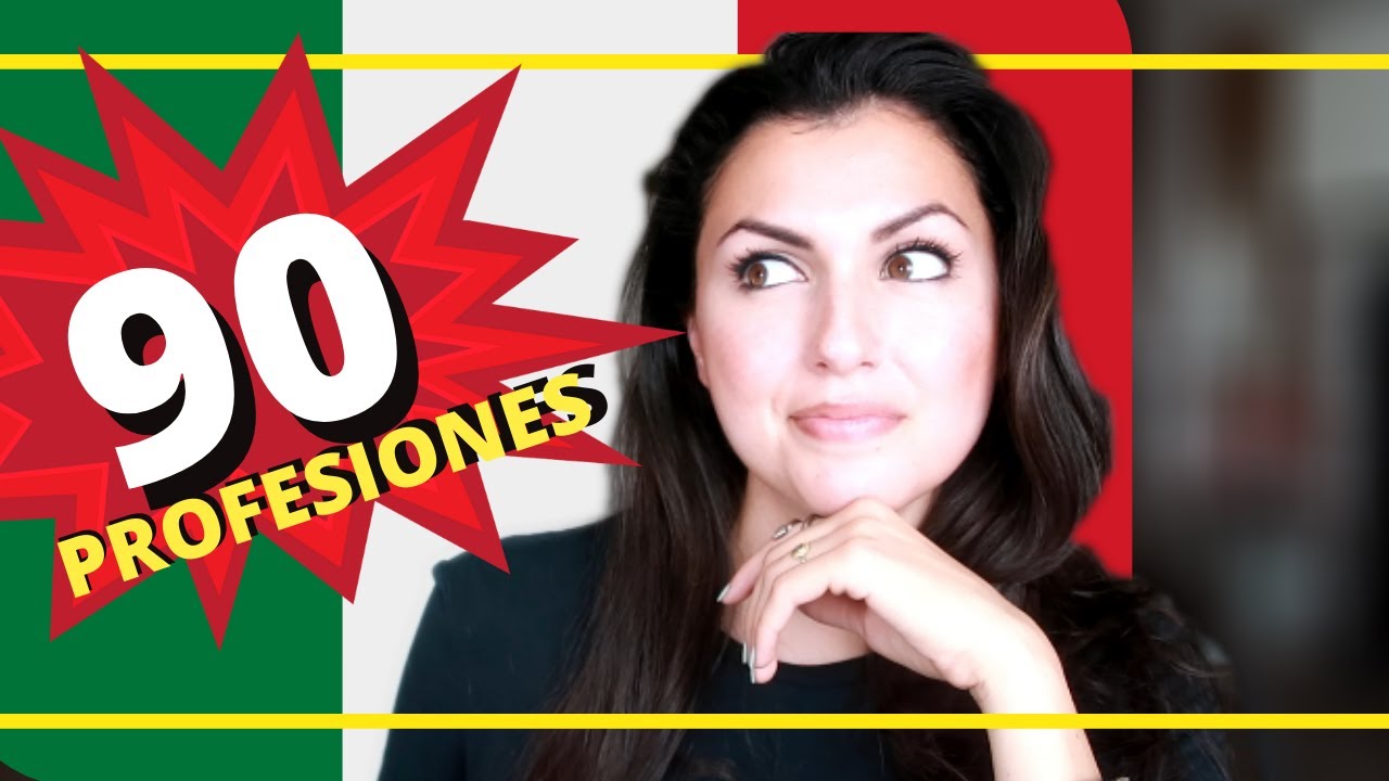 Las PROFESIONES en ITALIANO | cuales son - como se pronuncian -Masculino y Femenino | con LAMARIC