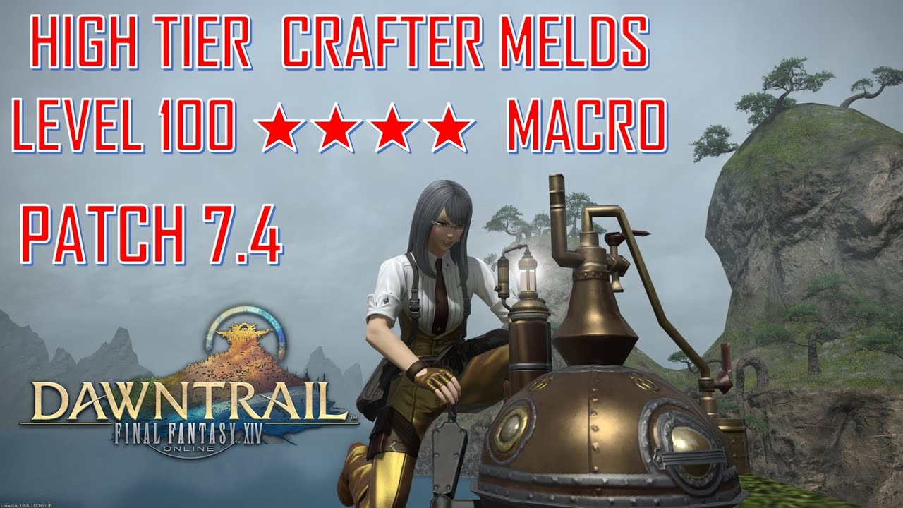 Final Fantasy XIV - Макросы для высокоуровневых ремесленников и прокачка макросов до 100 уровня ★...